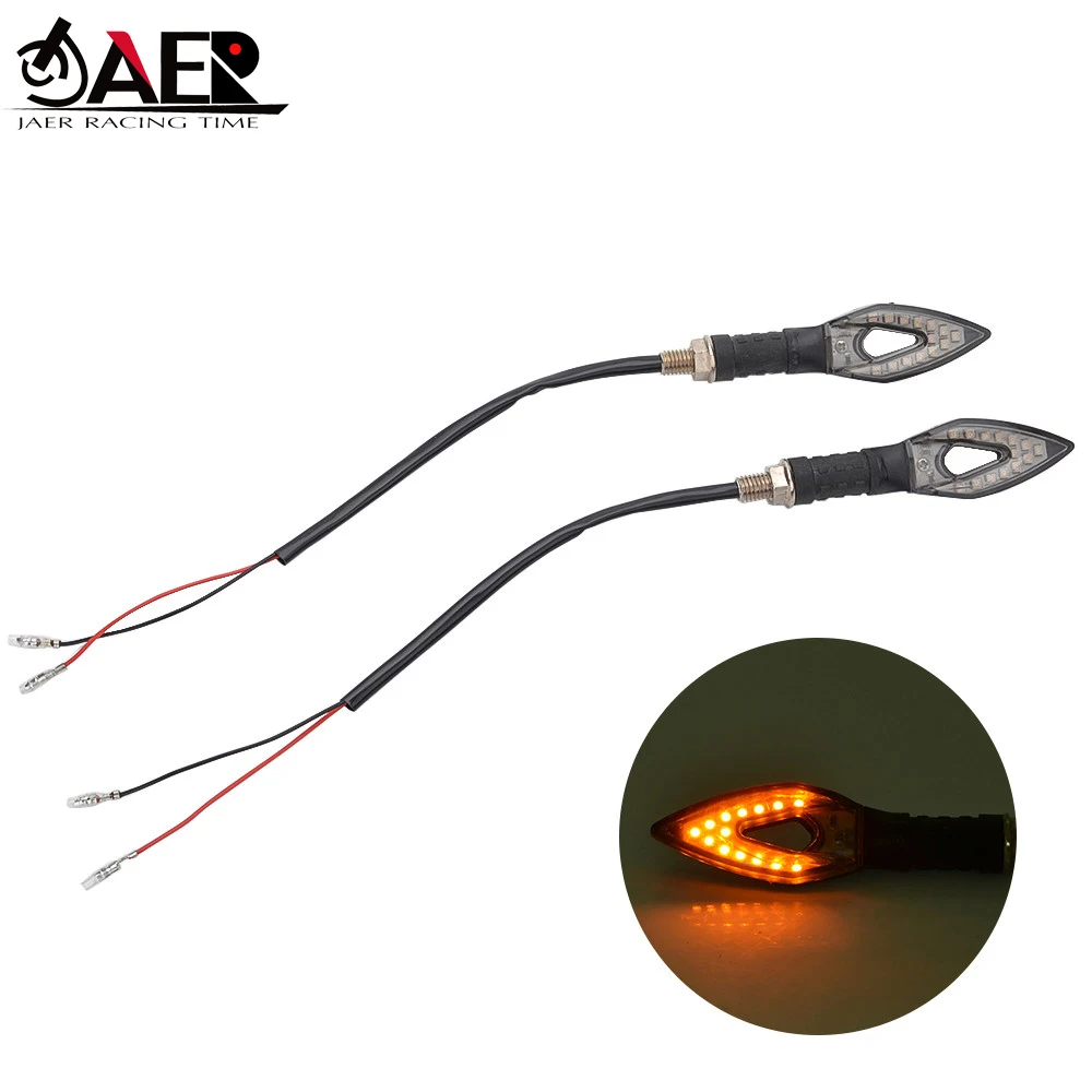 Universal Flowing Flasher Water Flicker Led Motorcycle Sequential LED Turn Signal Indicators Amber Light Lamp