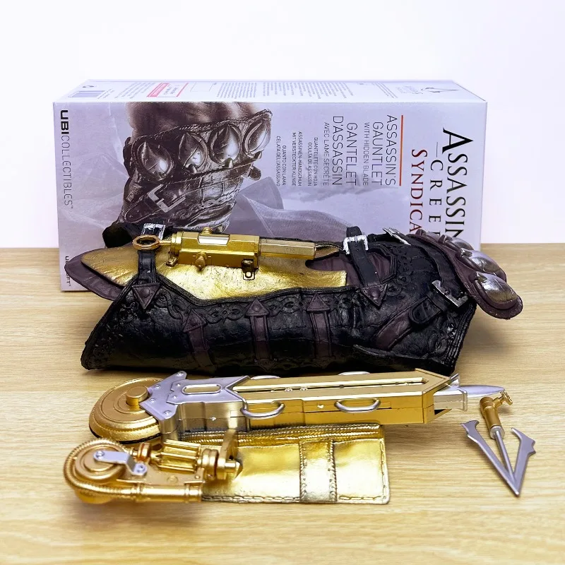 1:1 Assassin Syndicate Cosplay Props Action Figure Edward James Kenway Connor Sword In The Sleeve Props Model Toys Holiday Gifts