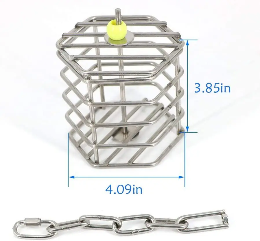果物,オウム,果物のケージのためのステンレス鋼のおもちゃ