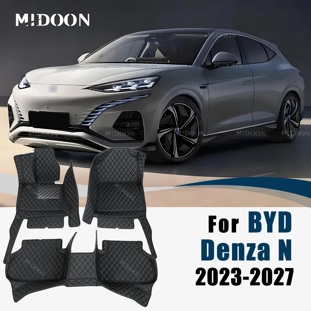 

For BYD Denza N7 2023 2024 2025 2026 2027 Custom Car Floor Mats Auto Carpet Cover Interior Details Accessories Protective Pad