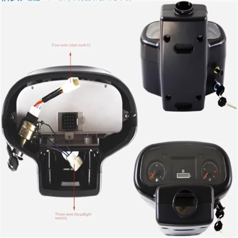 16 Pin HELI Forklift Instrument Panel Assembly 1-10 Ton Complete Meter Core & Dashboard Cover Forklift Replacement Accessory