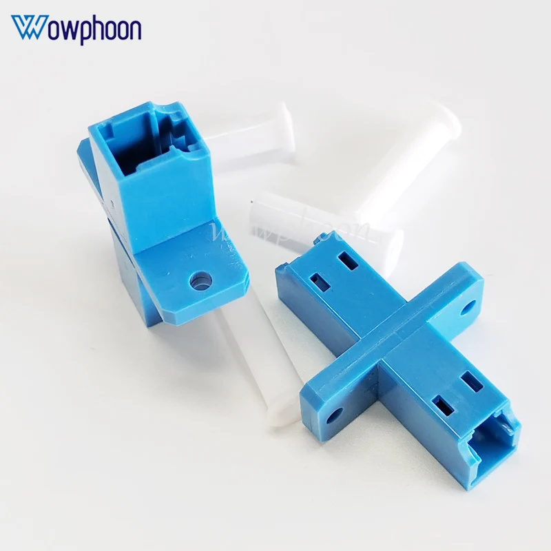 10PCS LC-LC simplex fiber optic ear / flange / connector for / optic / frame terminal box Customized