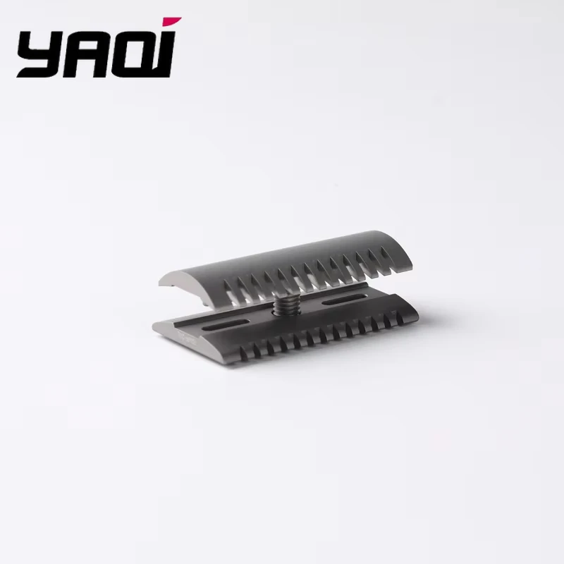 Yaqi High Quality Titanium Mellon Mens Safety Razor Head for Shaving Razors For Boyfriend's Gift