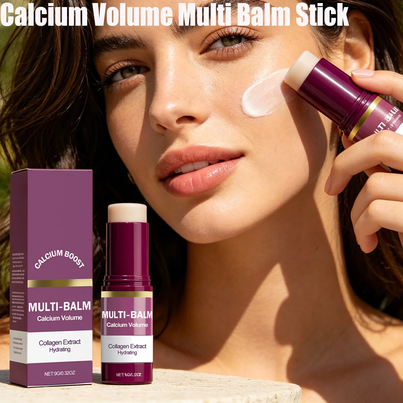 Calcium Volume Multi Balm Stick Collagen Moisturing Face Cre