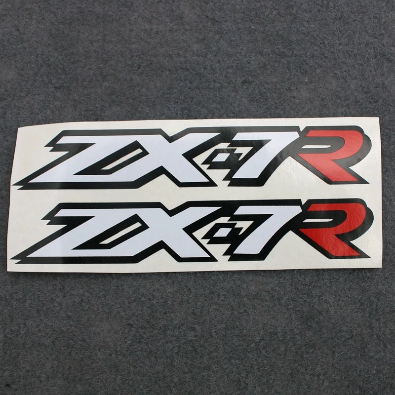 150mm x 25mm Motorcycle ZX-7R Vinyl Graphics Fairing Decals Stickers Letter For Kawasaki ZX7R