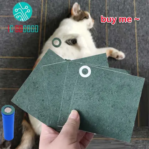 18650 Battery Insulation Gasket and Pads Olive Leaf