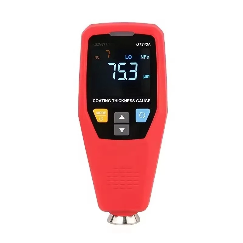 UT343A/UT343D/UT343E Digital Car Paint Thickness Gauge 2000 Coating Meter Paint Tester With Bluetooth Flashlight