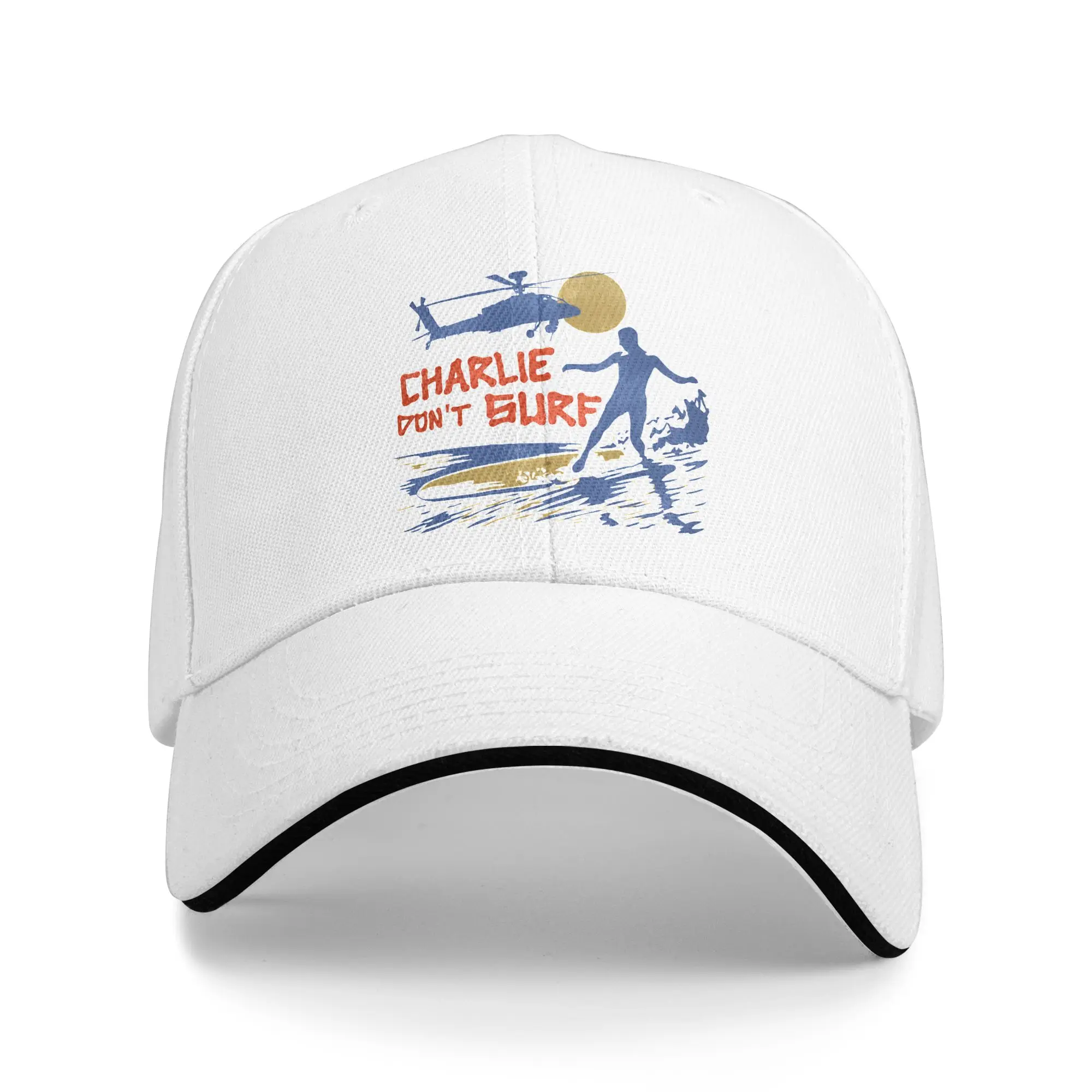 Apocalypse Now Charlie Don't Surf Sandwich Baseball Caps Classic Summer Vietnam War Film Headwear for Men Women Gift Adult Hats