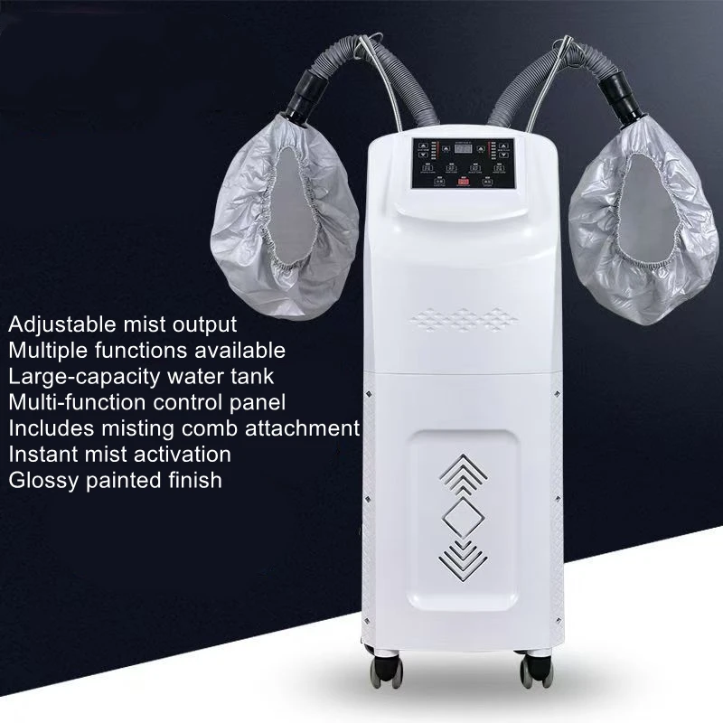

New Computerized Multi-Function Hair Steamer Hair Salon Steam Machine with Ozone Therapy Head Biochemical Oxygen Generator