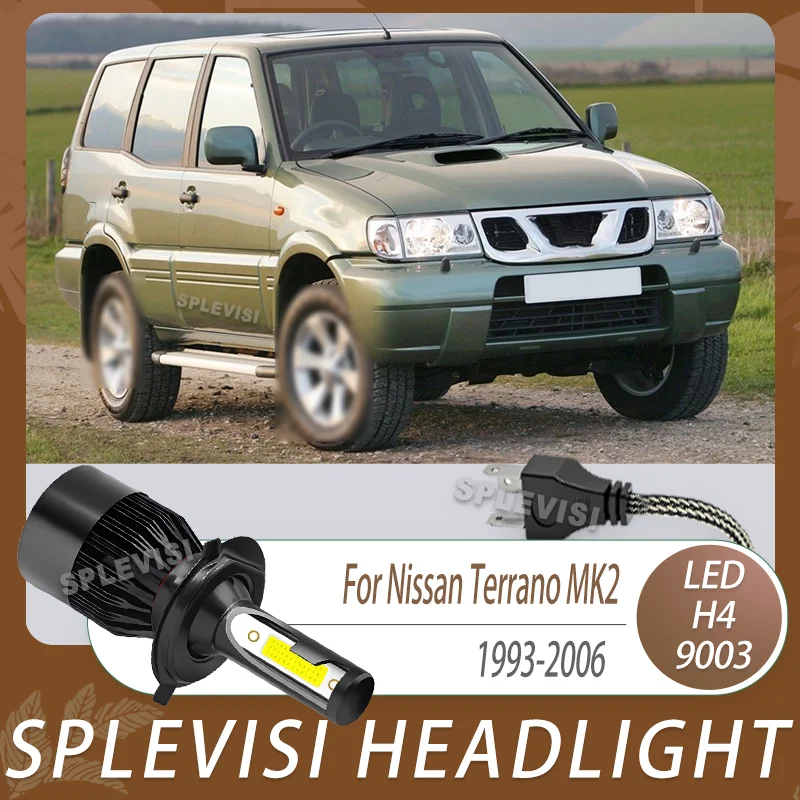 

6000K LED Bulbs Quick Start Instant On 3-year warranty High Low For Nissan Terrano MK2 1993-2006 1994 1995 1996 1997 1998 1999