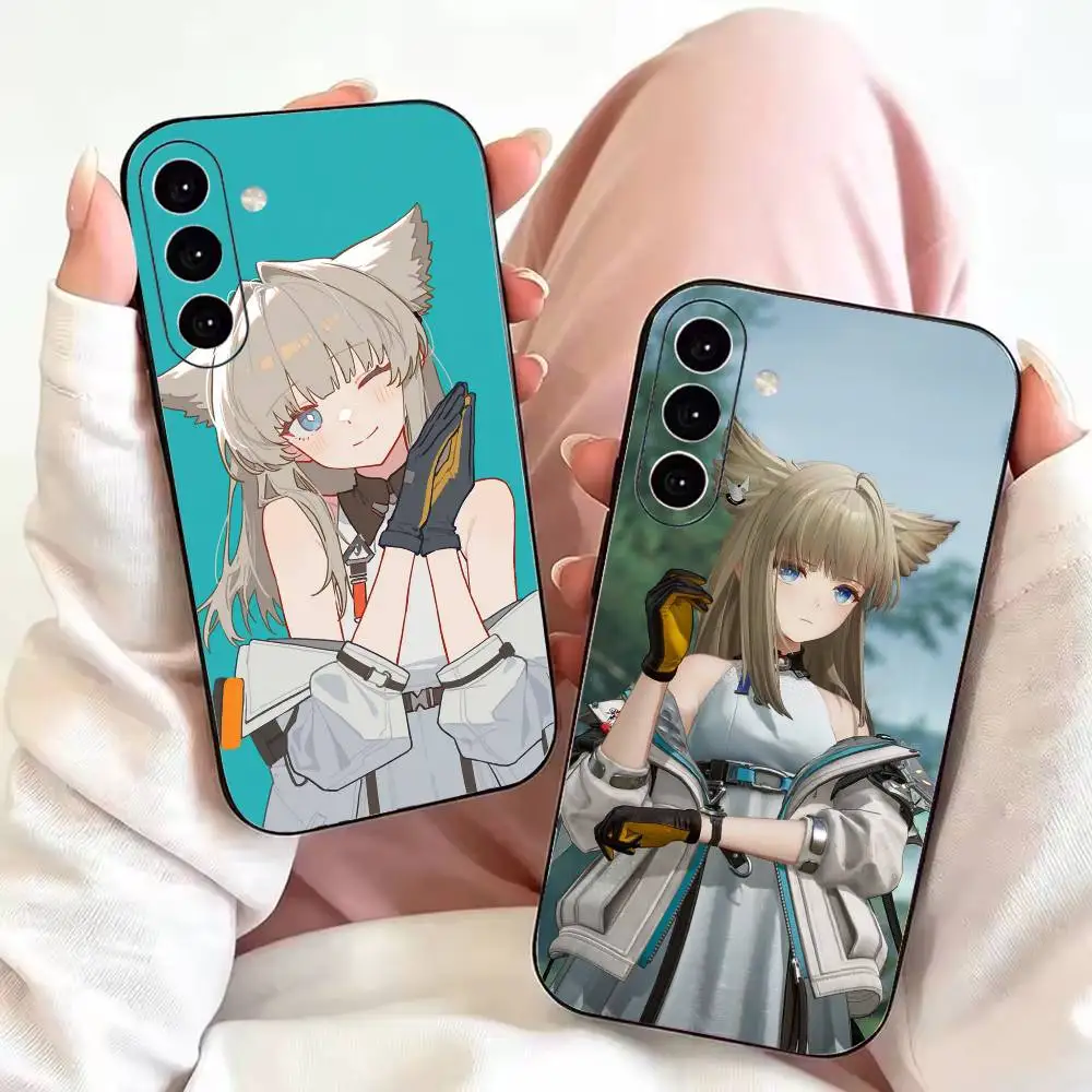 Perlica-A Arknights Endfield-S Phone Case For Samsung Galaxy A73,A72,A71,A70,A53,A52,A51,Others Soft Black Cover