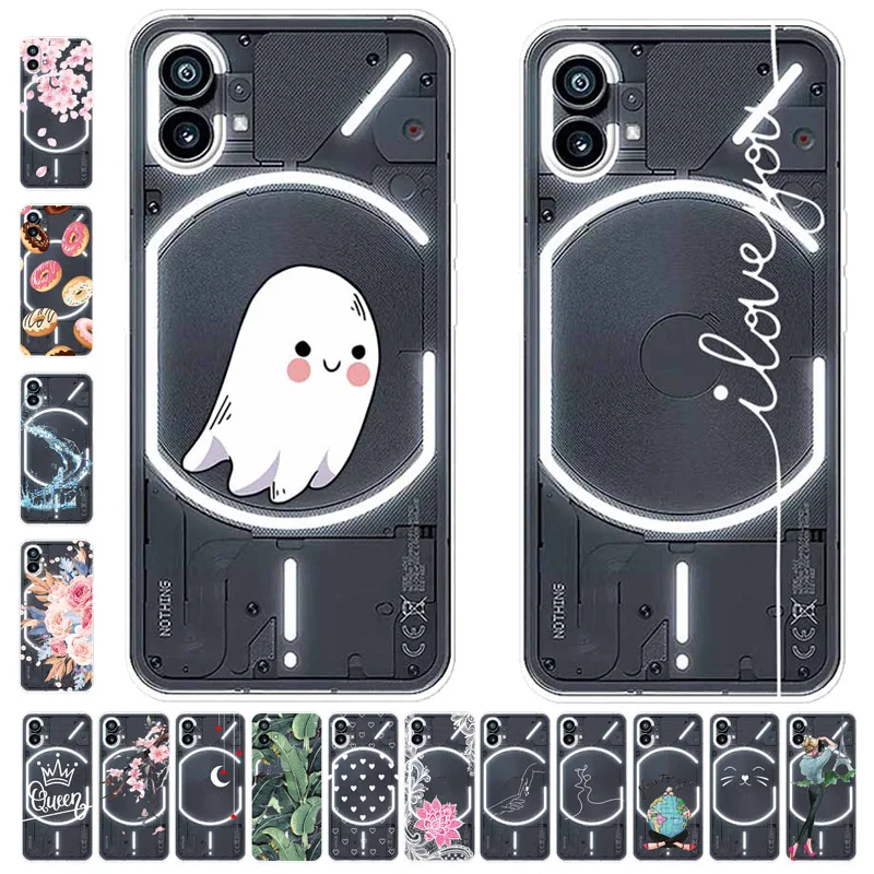 For Nothing Phone 1 Case TPU Silicone Soft Clear Protective Case for Nothing Phone 1 Phone1 (1) 5G Phone One Cover Transparent