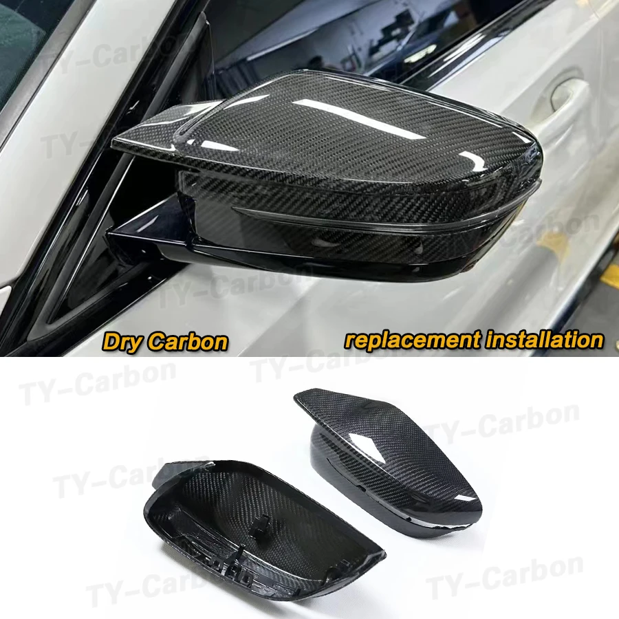 For BMW G20 G28 G30 G38 G42 G22 G23 G26 G11 G12 G14 G15 2 3 4 5 7 8Series 2020+ Replacement Dry Carbon fiber M3 rearview mirror