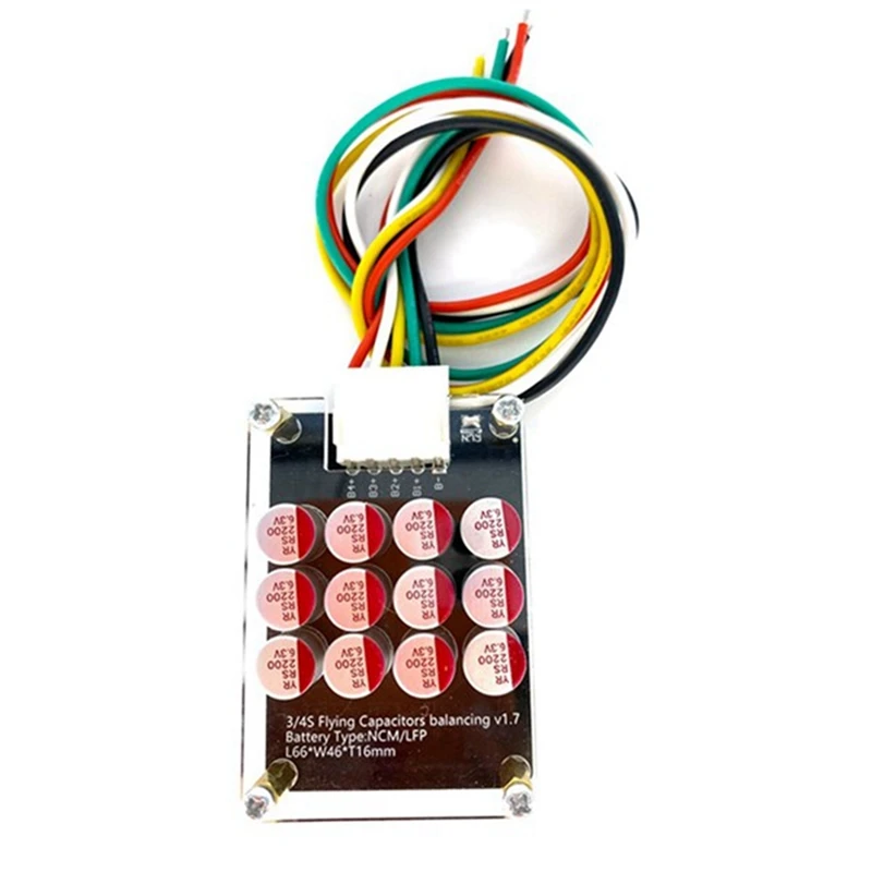 2X 5.5A BMS 4S Active Balancer Board Li-Ion Lifepo4 LTO Battery Capacitor Equalizer Power Transfer With Protective Case