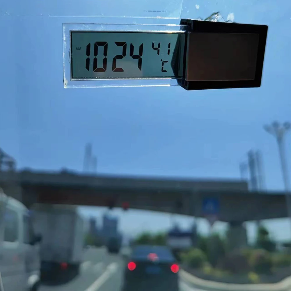 شاشة LCD ساعة سيارة رقمية ، ميزان الحرارة ، مقياس درجة الحرارة ، المقياس ، السيارات ، الصغيرة ، الشاحنات