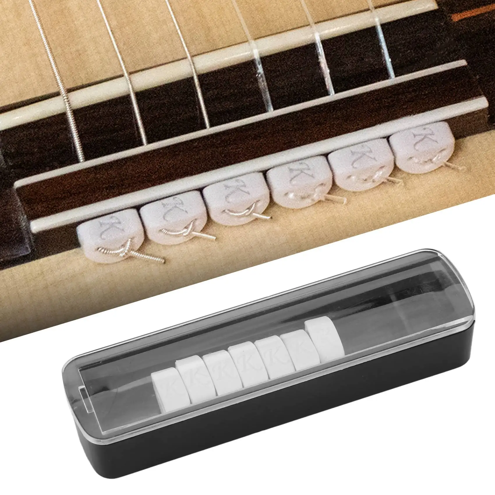 TUREBG Guitar String Triangle Chord Tie for Stringed Instruments Acoustic Guitar Parts Accessories