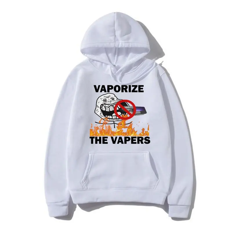 Funny Vaporize The Vapers Print Hoodies Men Women Fashion Casual Harajuku Pullover Hip Hop Gothic Vintage Sweatshirts Unisex