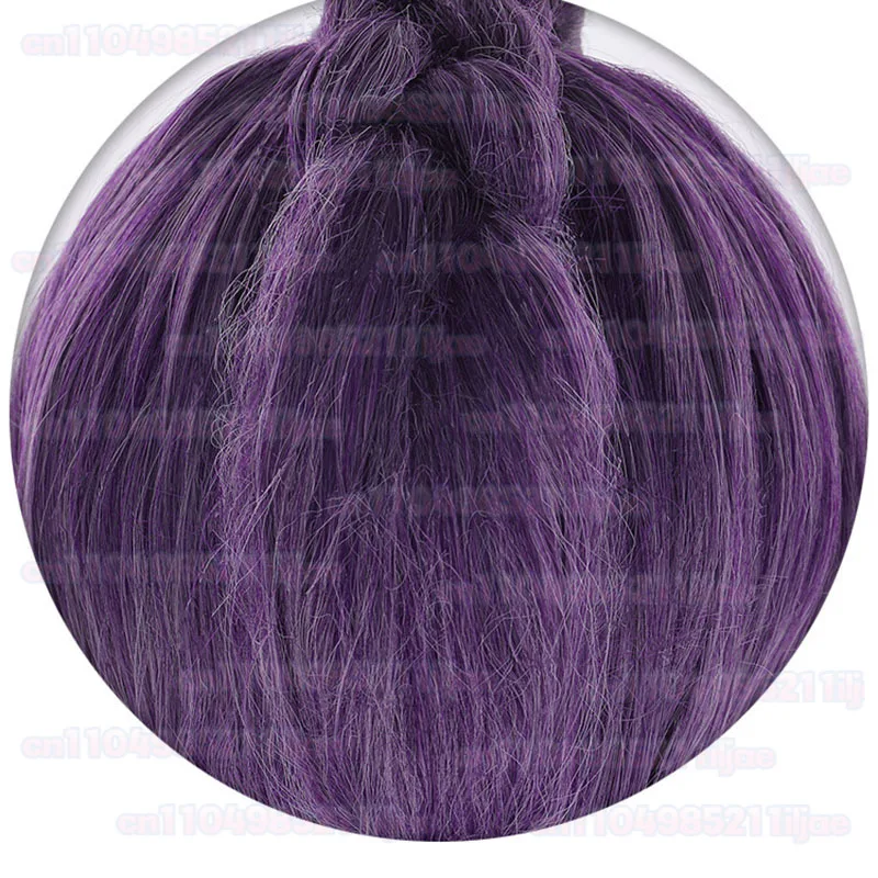 Pelucas de Cosplay Rumi de 100cm para mujer, espectáculo de Halloween, cazadores de demonios, peluca de Cosplay de pelo sintético resistente al calor, peluca de fiesta Rumi + gorro de peluca