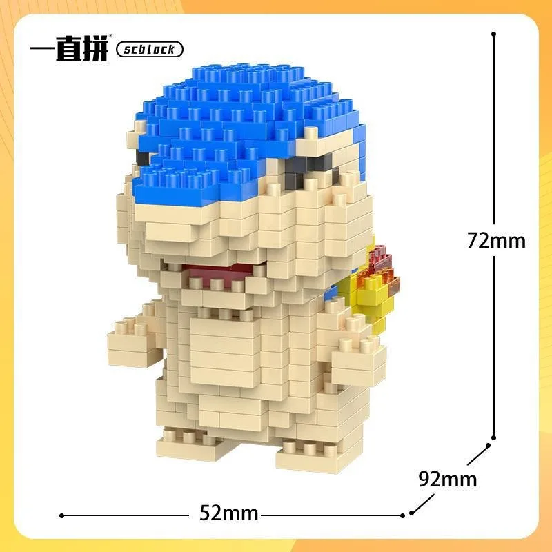 Pokemon Bausteine Kleine Cartoon Mini Block Pikachu Charizard Eevee Mewtwo Anime Montieren Action Modell Puppen Jungen Spielzeug – Detail 9