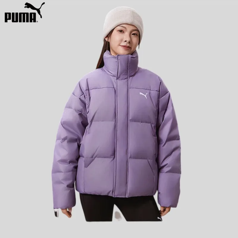 PUMA 600 Pang 80 Duck Down Blue Sports Down Jacket Men's and Women's Winter Short Warm Jacket 631636-64