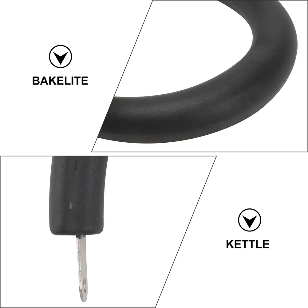 Grip Bakelite Kettle Handle Chime Accessories 3pcs Ergonomic Teapot Also Called Bakelite) Replacement Handles