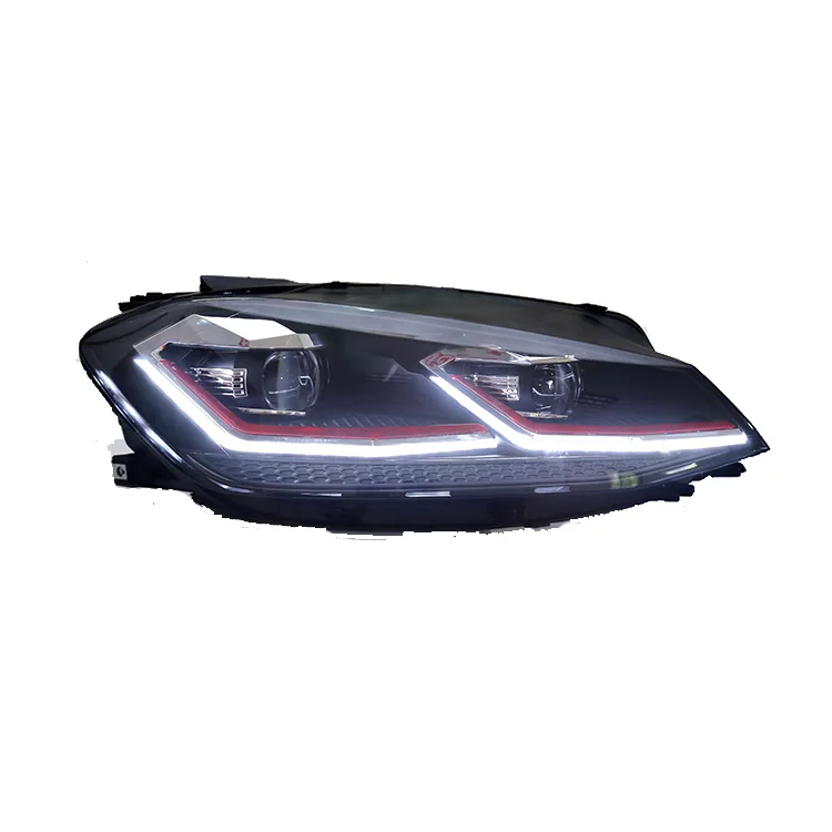 

DaMeiFactory Sale Front Bumper HeadLamp Headlight Upgrade GT Style LED Headlights For VW Golf 7 Golf 7.5 2013-2020