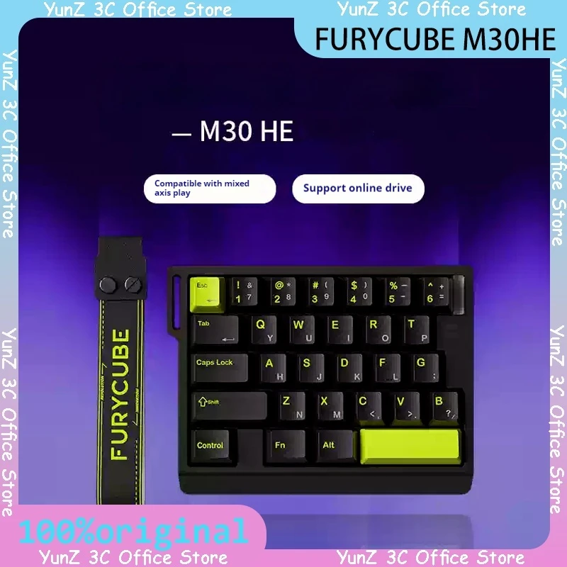 

FURYCUBE M30HE Аксессуары для игровой клавиатуры Одноручная киберспортивная клавиатура с магнитной осью Игровая специальная проводная связь