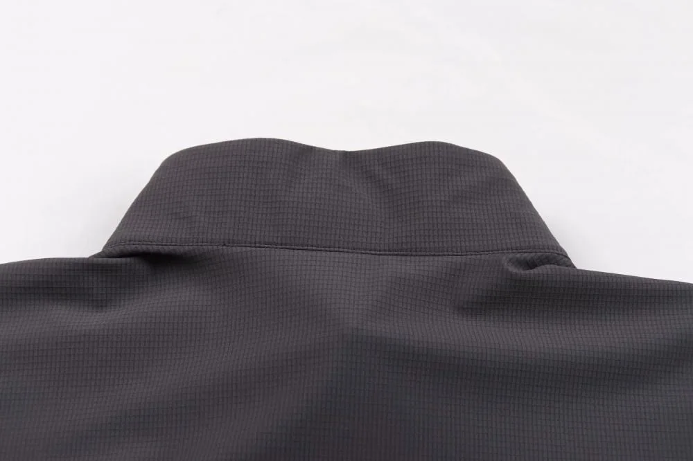 Men's Half Zip Long Sleeve  Running Shirt Quick Dry Comfortable Skin Friendly Stand Collar Running Workout Training Top for Gym