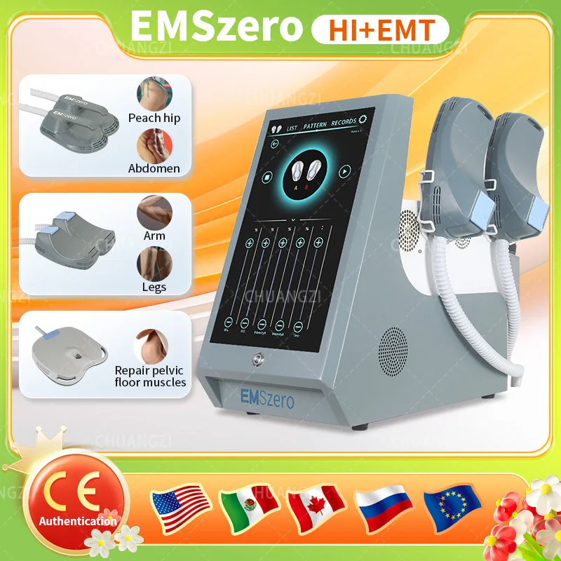 

EMSZERO RF EMS Muscle Stimulator Body Machine NEO Slimming Machine HI-EMT Shaping 6500W With Pelvic Stimulation Pads Optional