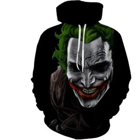 

2024 New Men's 3d Digital Printing Skull Sweater Men's Spring And Autumn Hooded Sweater Plus Size Sweatshirt Men