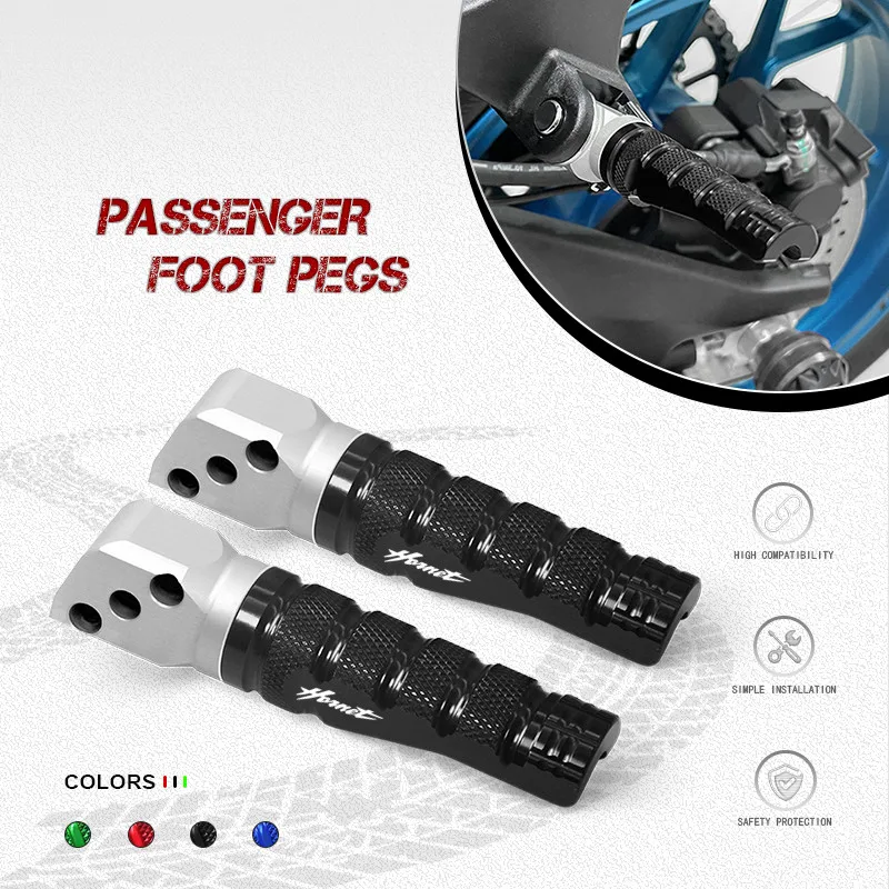 

2025 CB750 Motorcycle Accessories CNC Rear Passenger Foot Rests Pegs Footrests For cb750 hornet CB750 HORNET 2023 2024 2025