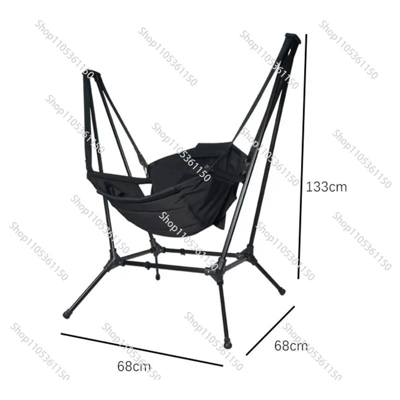 One Stop Purchase Garden Wear Resistant and Slip Resistant Folding Swinging Chairs With Storage Bag Outdoor Swing Chair