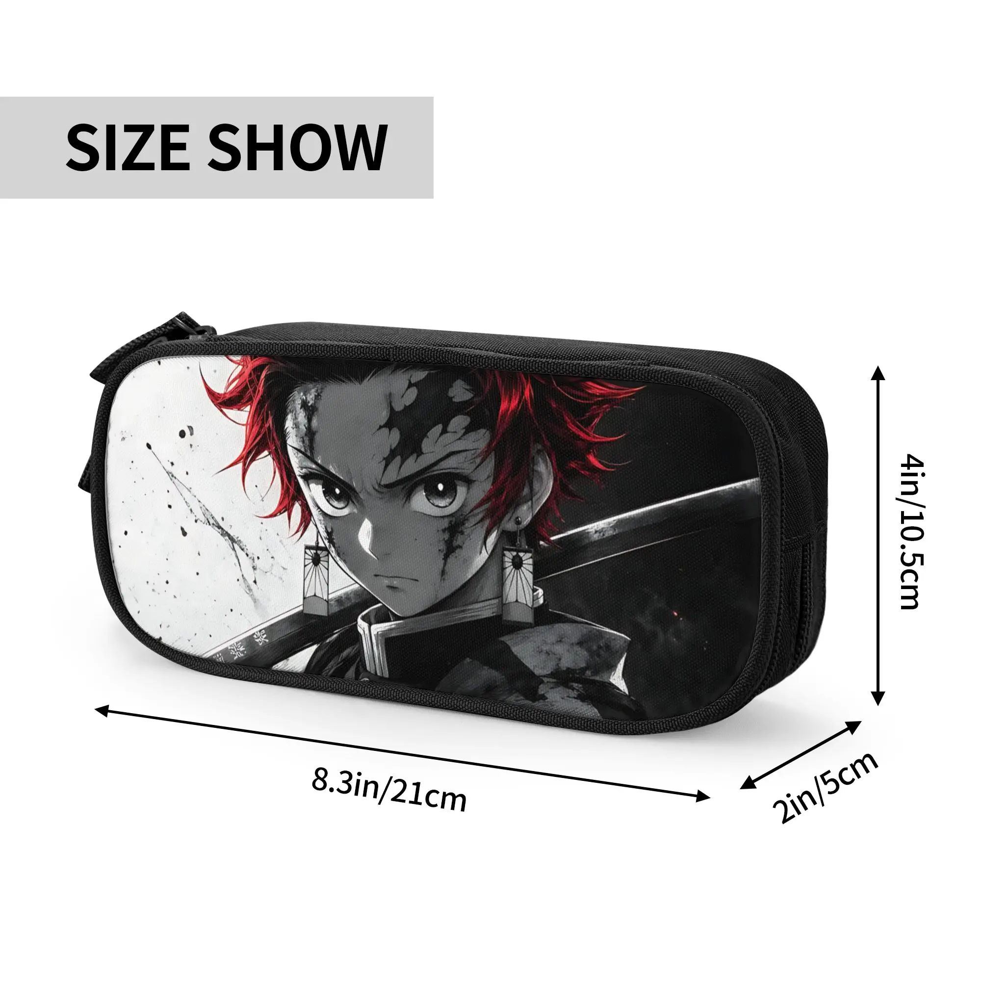 Custom Halloween Demon Slayer Large Capacity Bags for Child  Handheld Study Bag for Boys Gilrs Kids