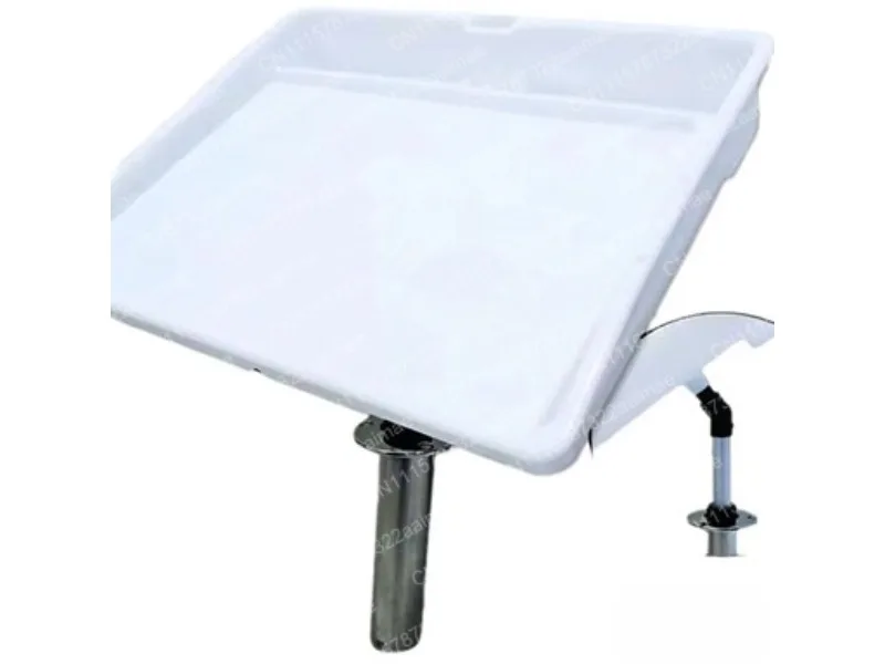 Adjustable Fishing Bait Cutting Board with Bracket for Yacht Speedboat Marine Deck Table