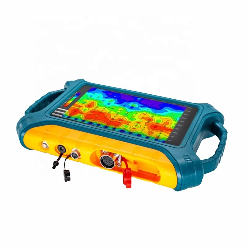 ADMT-300SX-16D 16 Detector de Água Subterrânea Multicanal, 100m a 300m Profundidade, 3D Touch Screen