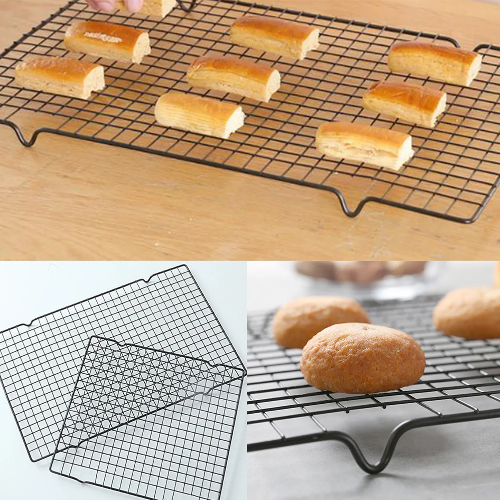 

Premium Nonstick Carbon Steel Cooling Rack Pastry Cookie Cake Baking Kitchen Material 28x25cm Cooling Rack