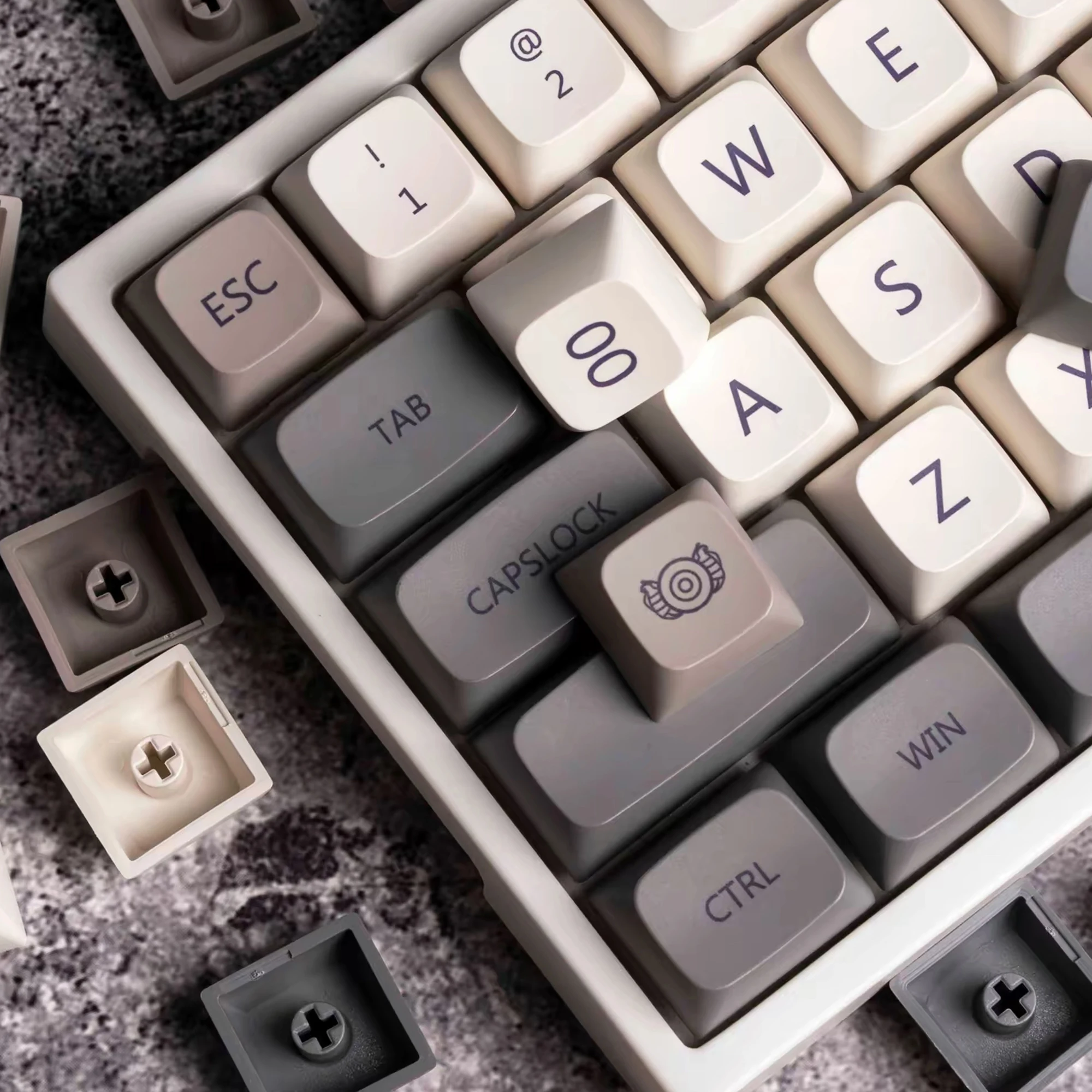 133 Keys Revelation Them XDA Profile PBT Keycaps Dye Sub Top Print Full Set Keycap for 61/84/87/104/108 MX Mechanical Keyboards