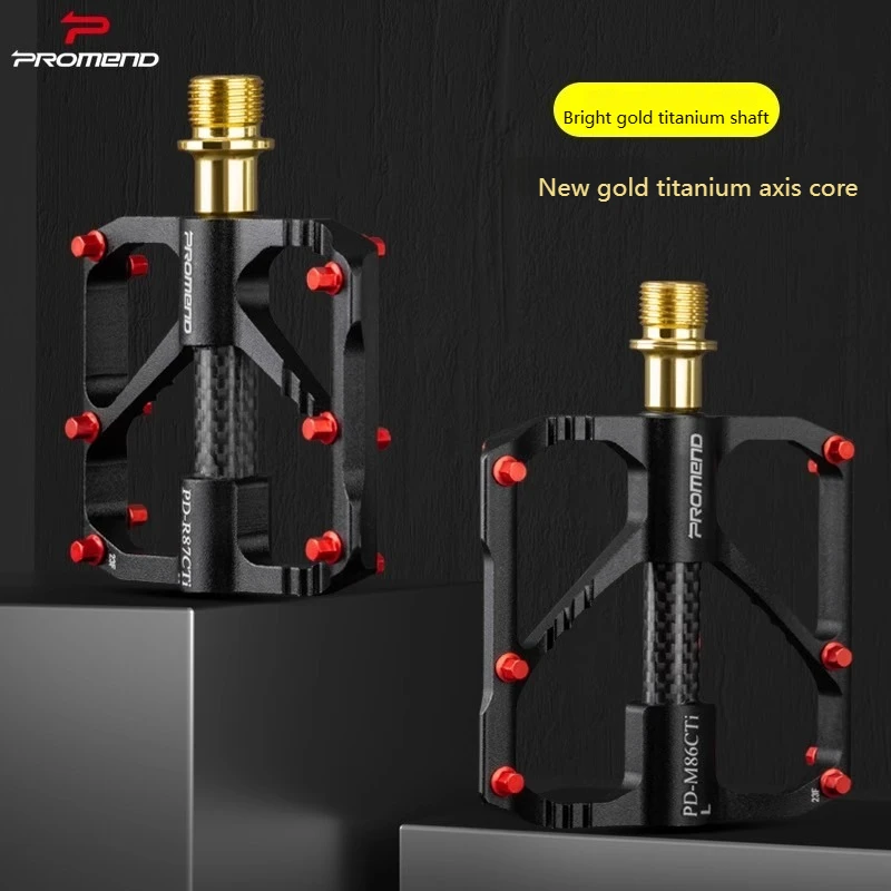 

Педали для горного велосипеда из титанового сплава Sanpeilin, сверхлегкие подшипники, легкие педали из алюминиевого сплава, аксессуары для верховой езды