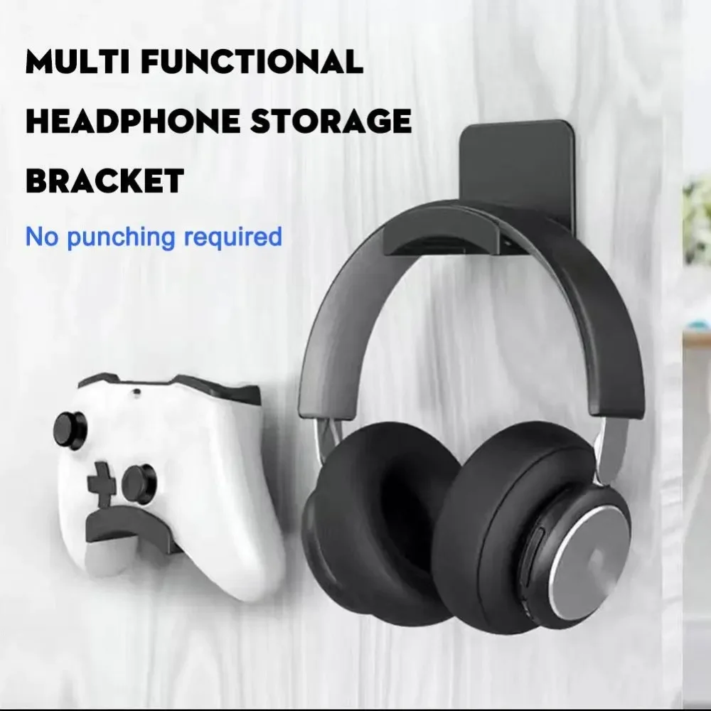 Universal Headphone Stand Wall Mount Gaming Controller Holder Headset Display Rack Earphone Hook for Gaming Earphone Bracket