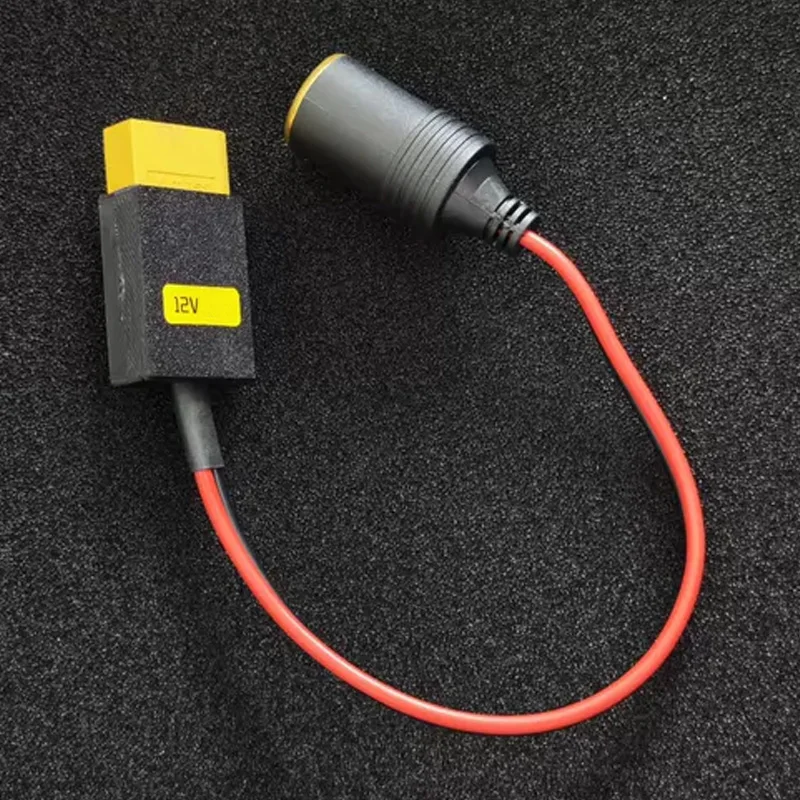 1PCS 12V 10A 140W SDC to Cigarette Lighter Female Adapter Cable for DJI Power 1000 Mini/V1/V2 External Discharge Power Wire