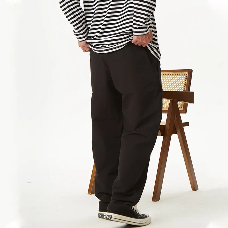 

GDW Men's Brued Ba Tu Outdoor Waterproof Fce Lined Warm Casual Pants Straight Leg Busin Gentleman Sle Long ...