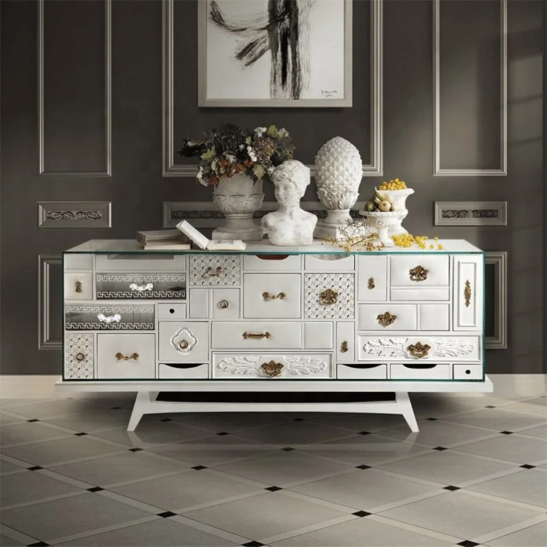 خزانة وحدة التحكم خزانة عرض غرفة المعيشة #3