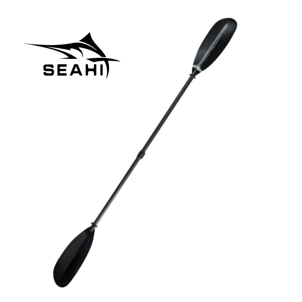 

Kayak Paddle Black ABS Double Paddles 3K Plain Matte Glass Fiber Rod Kayak Surfboard Accessories Rowing Tools Boat Oars