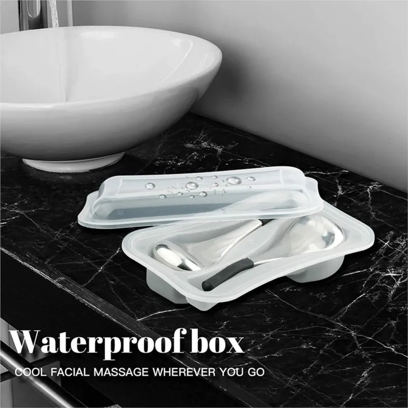 Edelstahl Eis Ball Schönheit Eis Ball Massage Hals und Auge Anti Blase Anti Aging Gesichtspflege Werkzeug