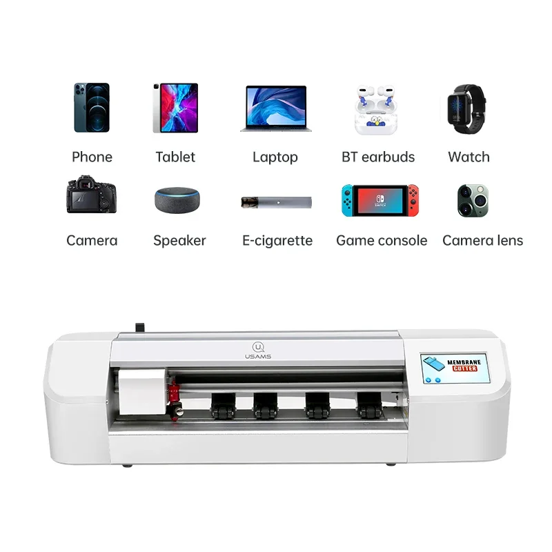 USAMS ZB229 Intelligent Tablets Phone Screen Protector Cutting Soft TPU Hydrogel Film Plotter Cutter Hydrogel Machine