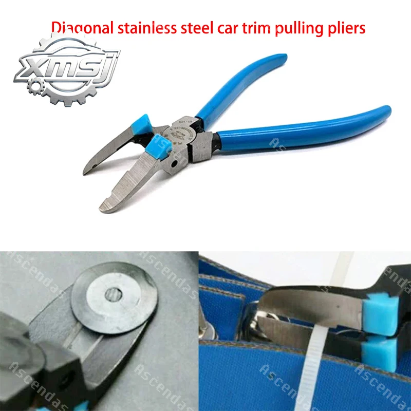 Alicates de corte multifuncionales, extractor automático de molduras oblicuo de acero inoxidable, pinza extractora de paneles
