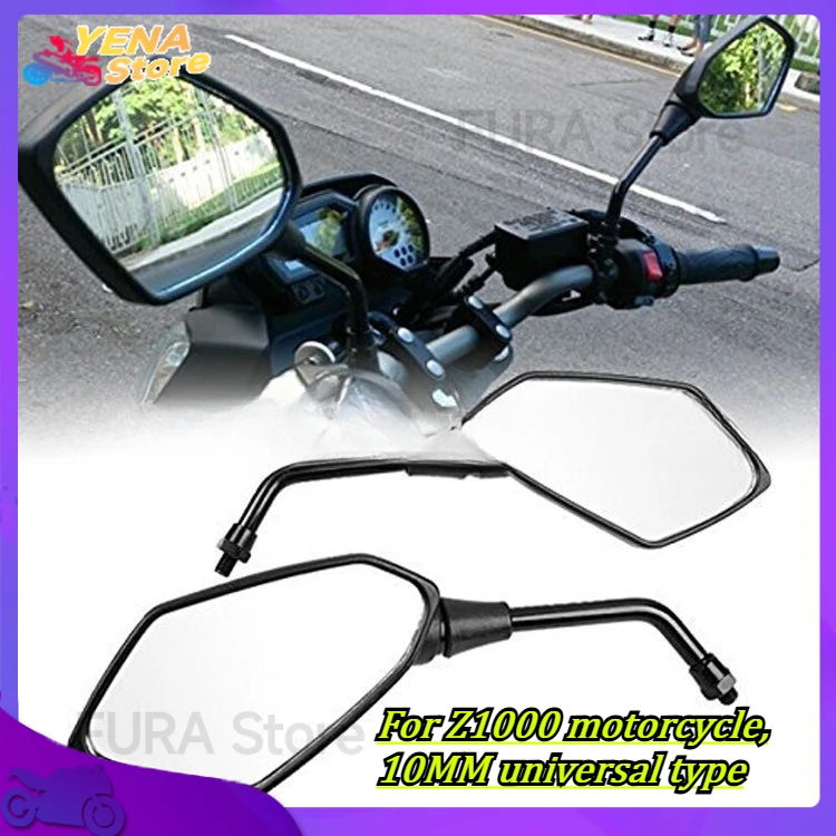 

New rearview mirror, reversing mirror, side mirror and adjustment device for Z1000 motorcycle, 10MM universal type