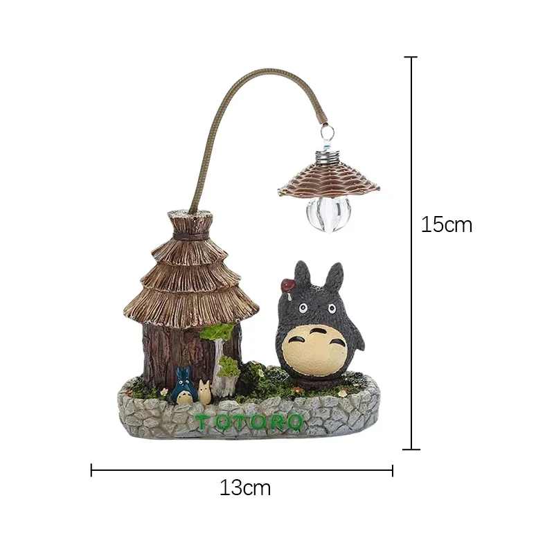 Kreativität LED Schreibtischlampe Anime Totoro Cartoon mit Glühbirnen Nachtlicht für Schlafzimmer Nachttische Desktop Ornament Geschenk Figur Dekor