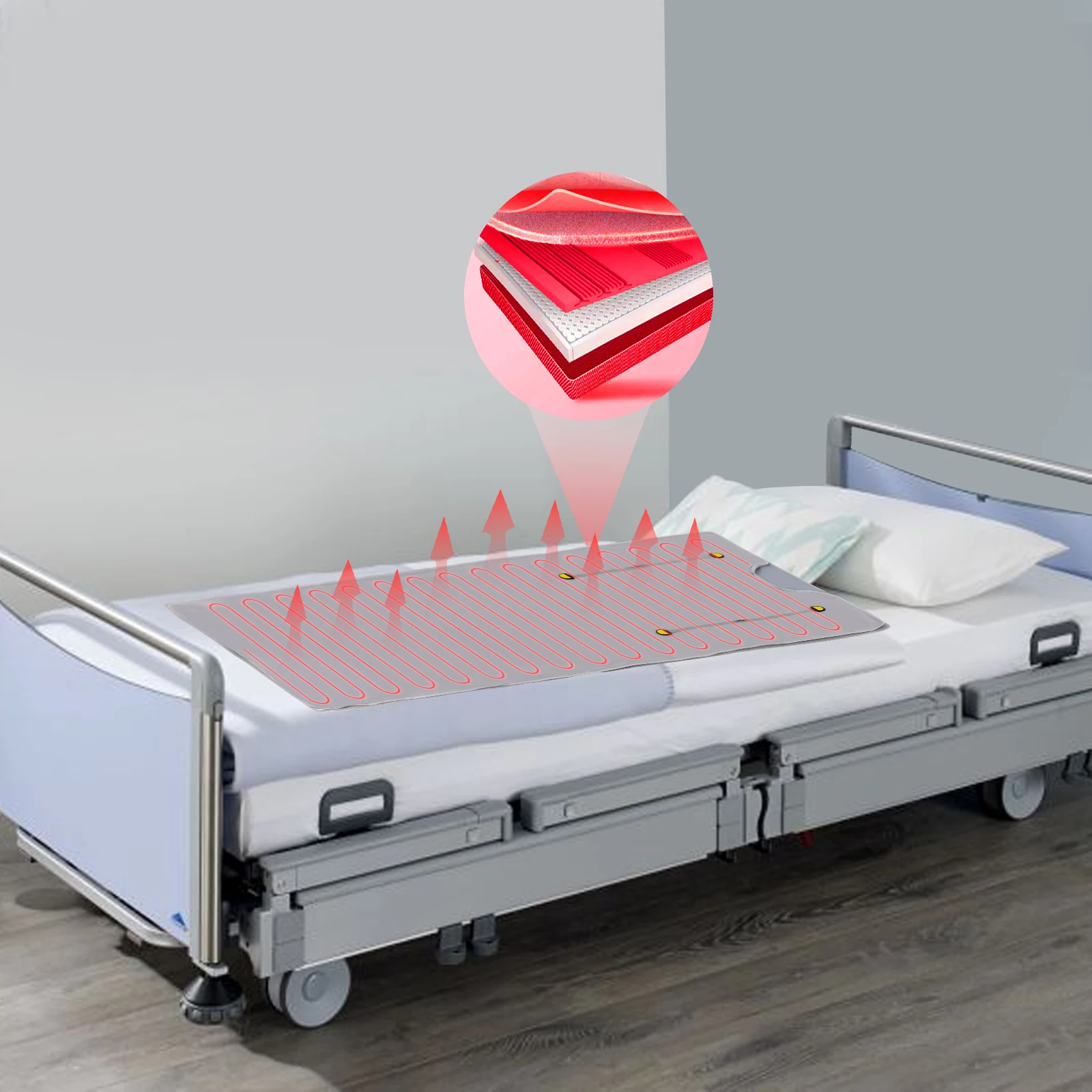 

BYMAOCAR 110V Infrared Oxford Fabric Sauna Blanket, 70.8" for Home Personal SPA Sauna Care Time& Temp Adjustable