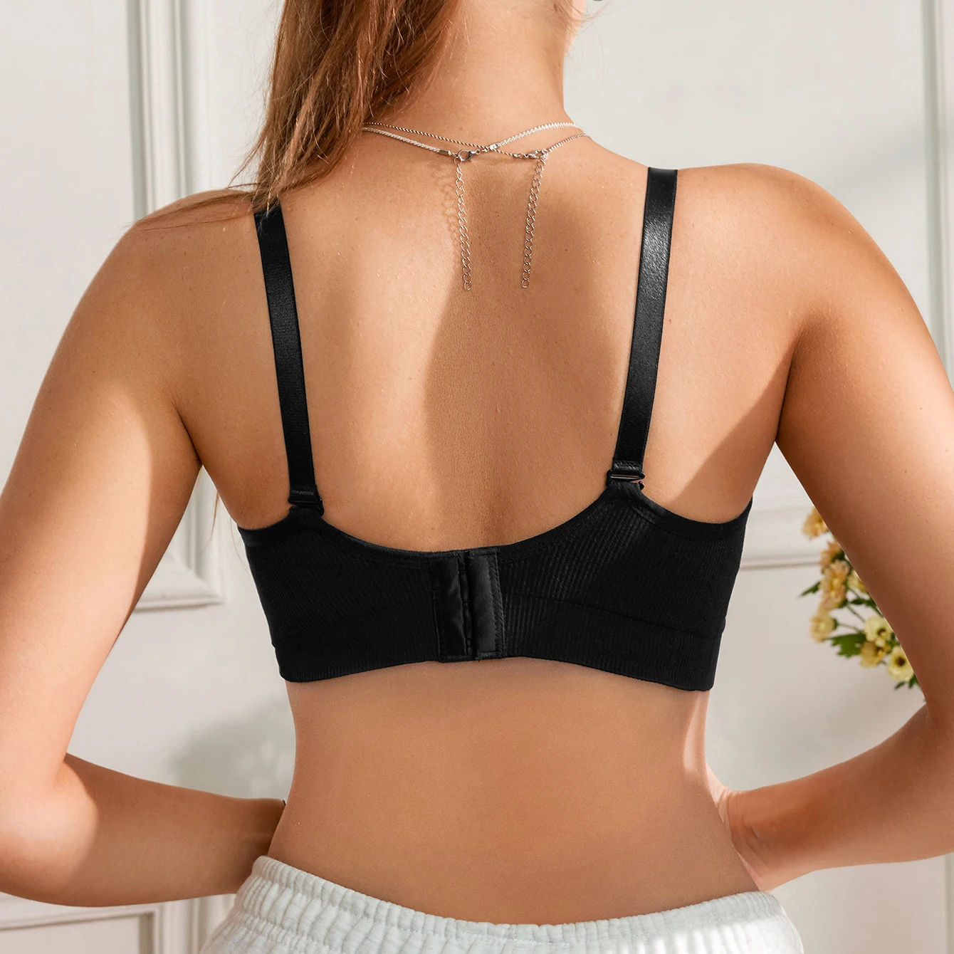 3-pieces  Postpartum Repair Shaping underwear for pregnant women, one-piece bra, front open button multi-color bra